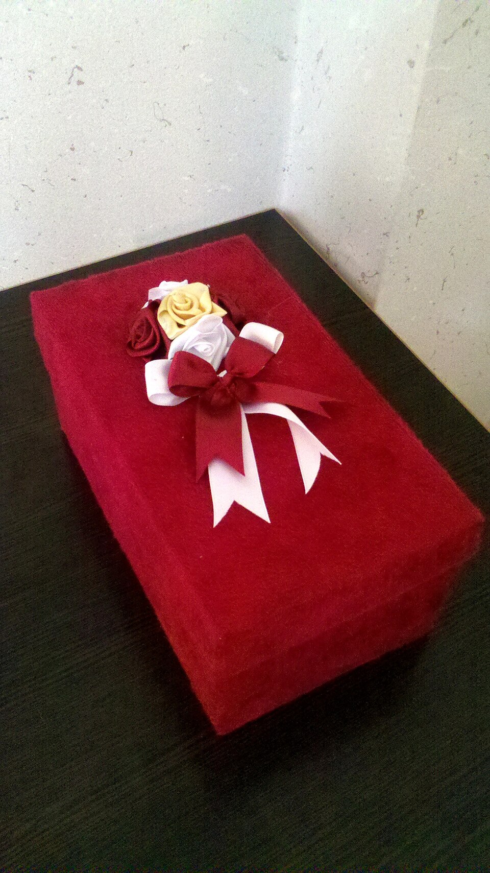 A wrapped gift