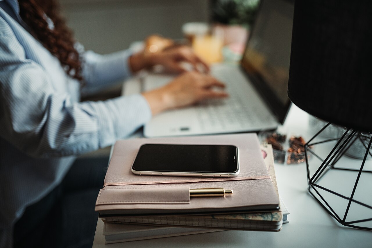 A focused job search at a laptop